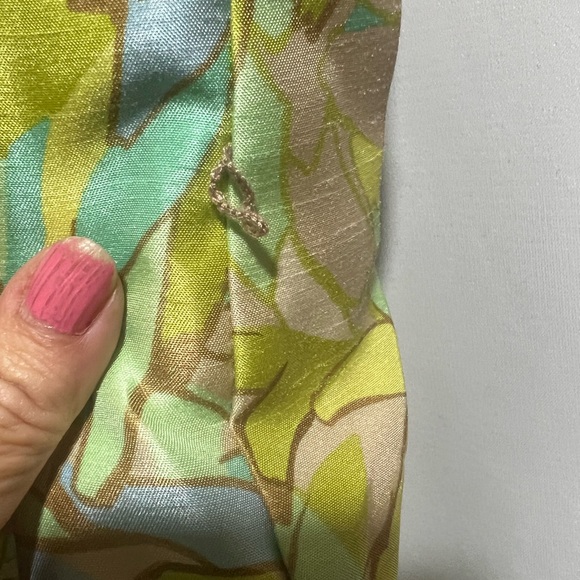 Tiana B. Vibrant Green and Blue Midi Dress Size 12 - Picture 6 of 10